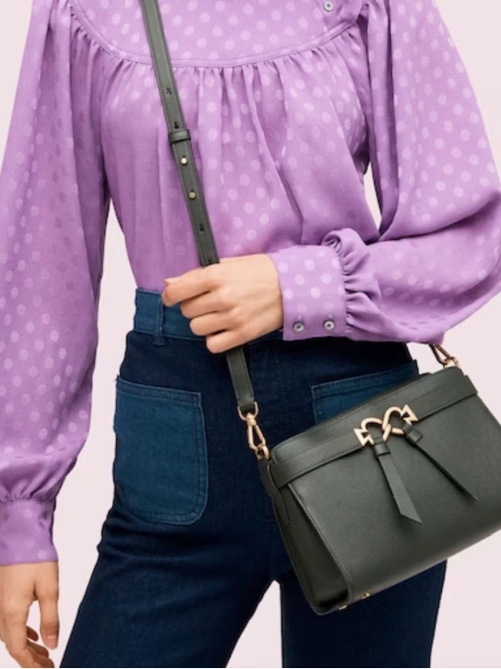Kate Spade toujours medium crossbody Deep Green